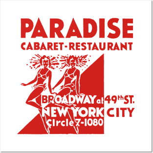 1930's Paradise Cabaret New York City Posters and Art